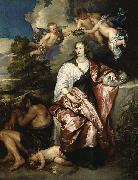 Dyck, Anthony van Portrait of Venetia, Lady Digby oil